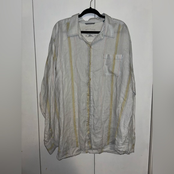 Tommy Bahama Other - Tommy Bahama button up long sleeve shirt 100% linen